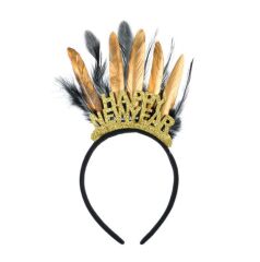 SİYAH ALTIN HAPPY NEW YEAR NOEL TAÇ