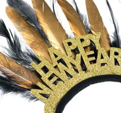 SİYAH ALTIN HAPPY NEW YEAR NOEL TAÇ