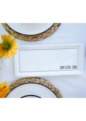 DAILY TUNES DİKDÖRTGEN TABAK 35X16CM