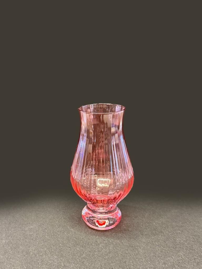 PEMBE AYAKLI KRİSTAL CAM 6'LI KAHVE YANI BARDAK