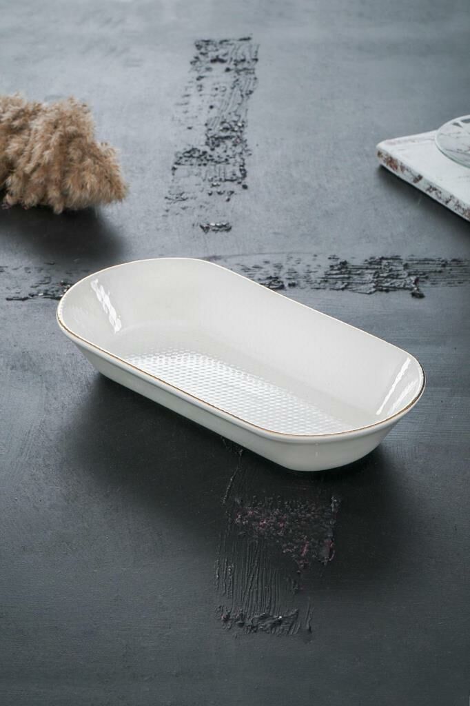 NORDIC PURE WHITE İSTANBUL KAYIK TABAK 29CM