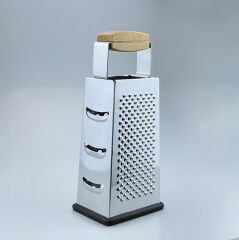 AHŞAP KULPLU PASLANMAZ ÇELİK RENDE