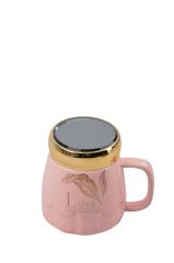 PEMBE YAPRAK  DESEN KUPA