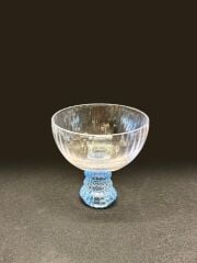 MAVİ AYAKLI KRİSTAL CAM 6'LI KUP/KASE