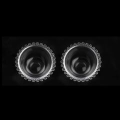 PAPATYA 2'Lİ CAM KASE 14CM