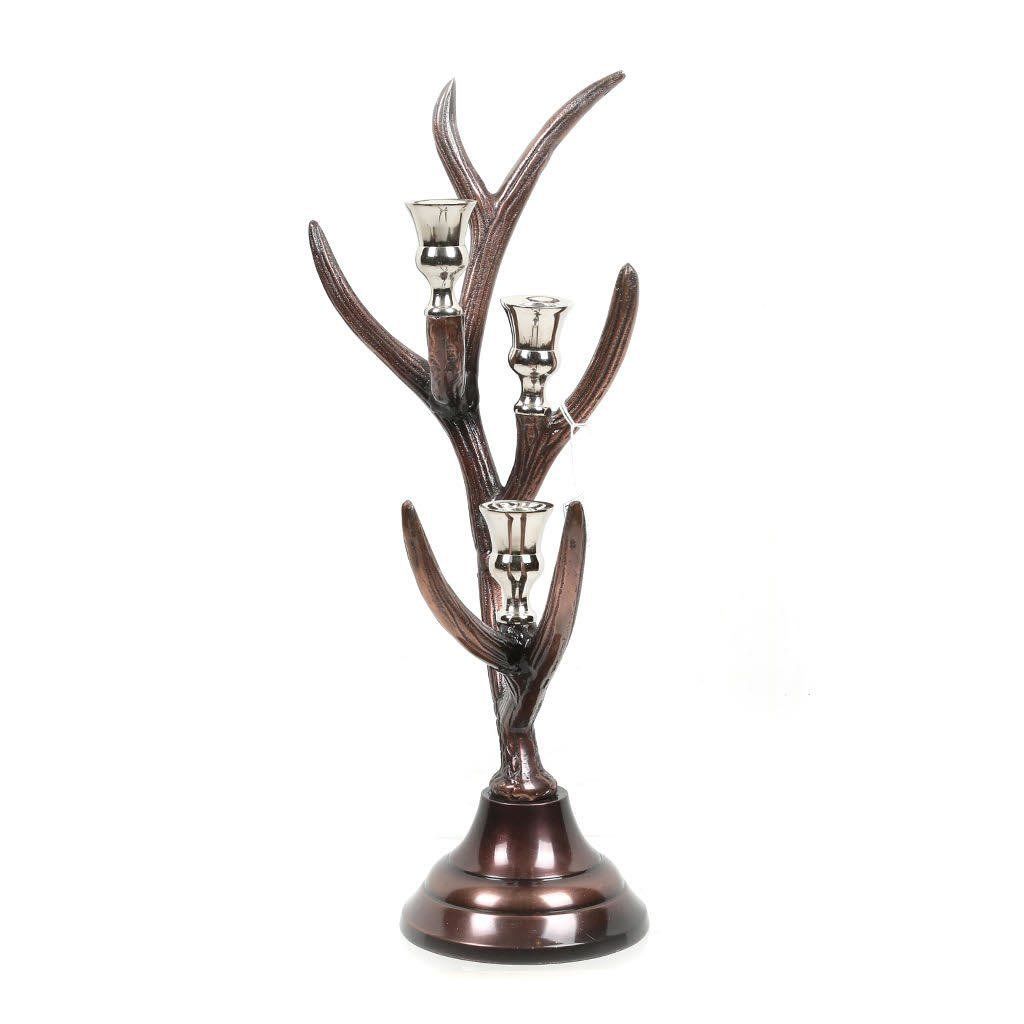 BRONZ/GÜMÜŞ 3'LÜBOYNUZ MUMLUK