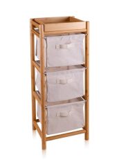 BAMBU BEZ ÇEKMECELİ DÜZENLEYİCİ DOLAP/RAF 90X35X30CM