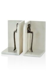 EVZA MERMER 2'Lİ KİTAP TUTACAK 16CM