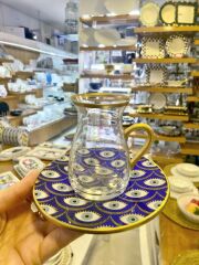 NAZENDE KULPLU 6 KİŞİLİK ÇAY SETİ