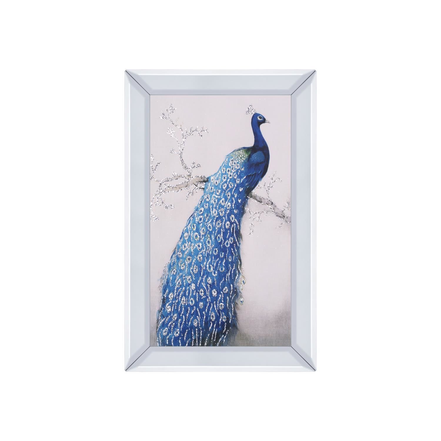 MAVİ TAVUSKUŞU TABLO 40x60cm