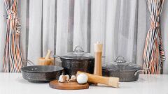 COPPER PLATİN 7 PARÇA TENCERE SETİ