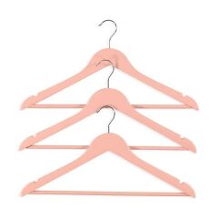 PEMBE AHŞAP 3'LÜ ASKI