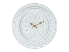 BEYAZ ALTIN DUVAR SAATİ 50CM