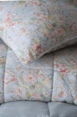 CANDY MAVİ ÇİFT KİŞİLİK YATAK ÖRTÜLÜ SET