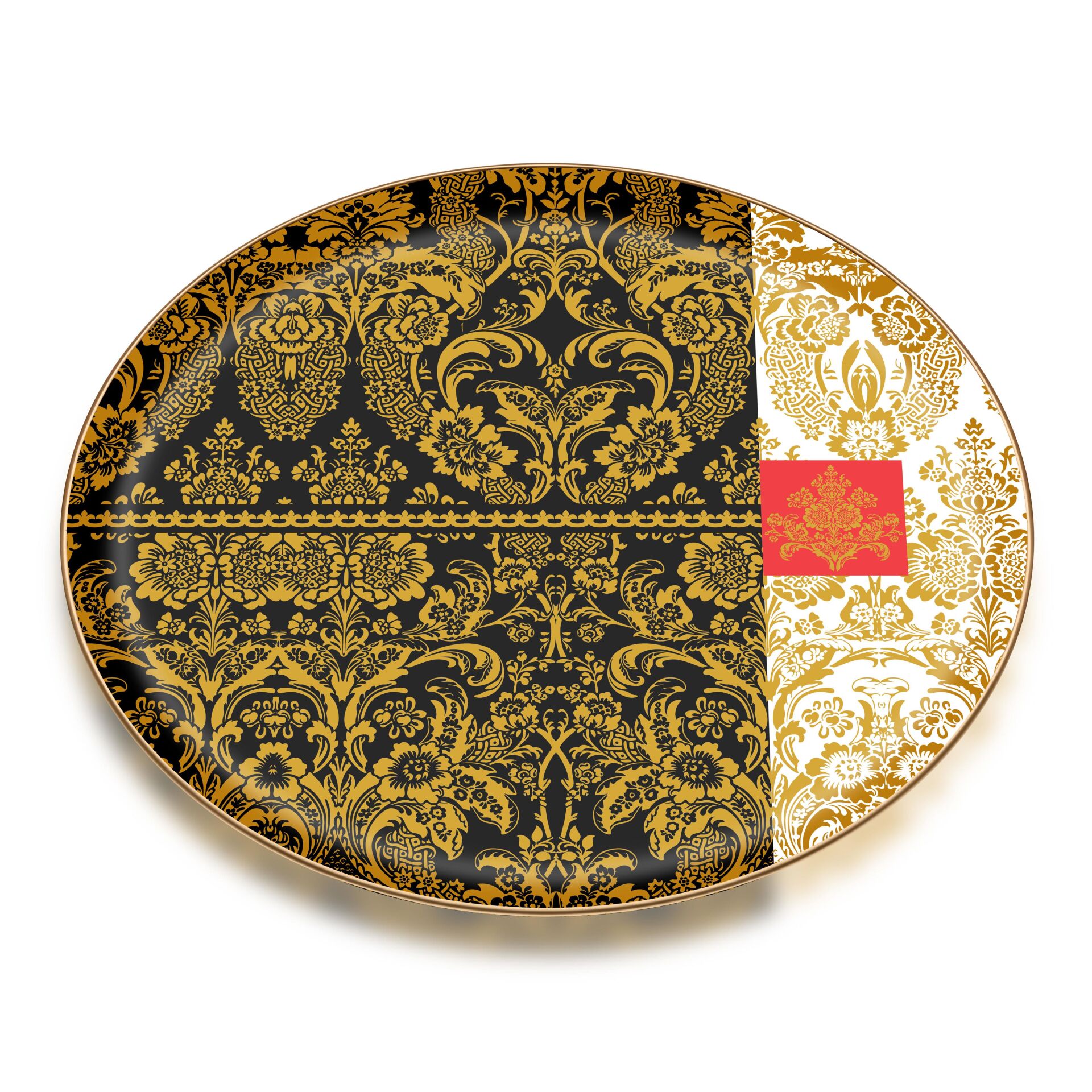 DREAM MAT ALTIN CAM TEPSİ