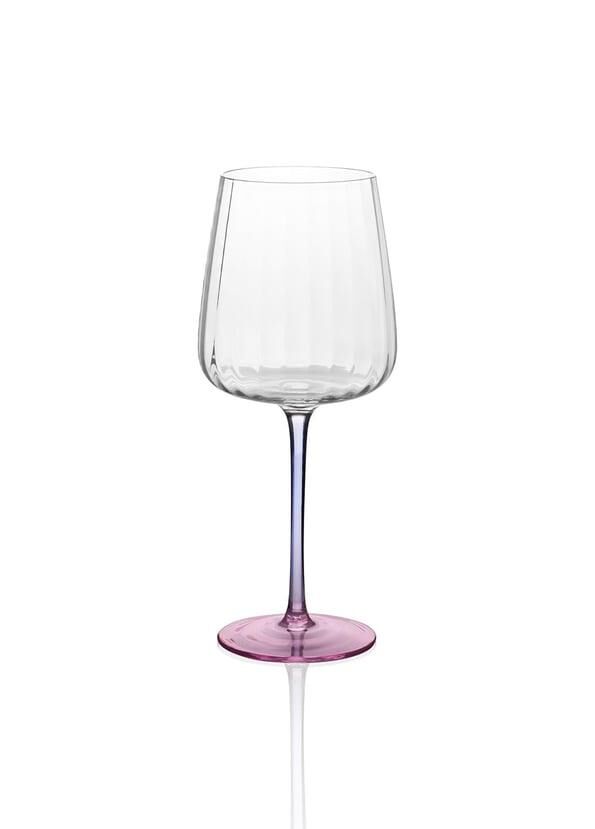 PEMBE MAVİ KADEH 600ML