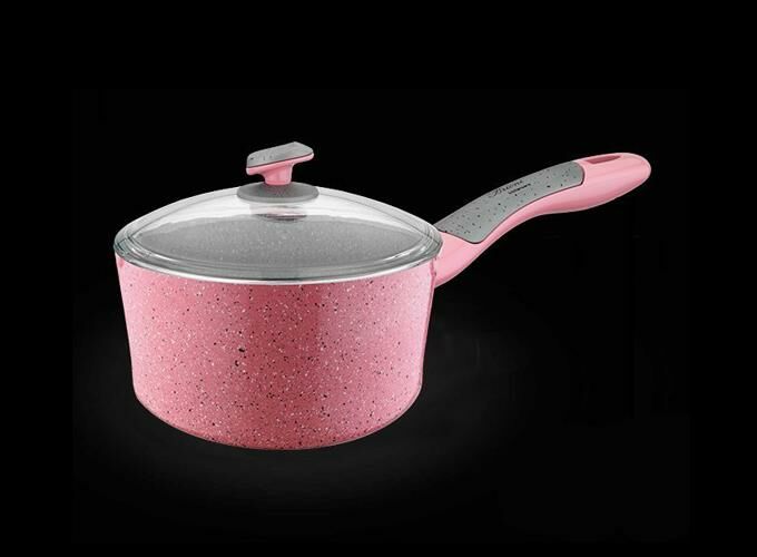 GRANİT KAPAKLI SOSLUK PEMBE 16CM