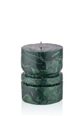 MARBLE YEŞİL MUM 10X13CM