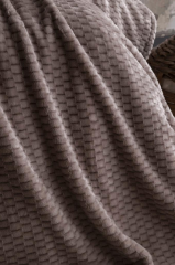 TRUSTY VİZON ÇİFT KİŞİLİK JAKAR DESEN BATTANİYE 200X220CM