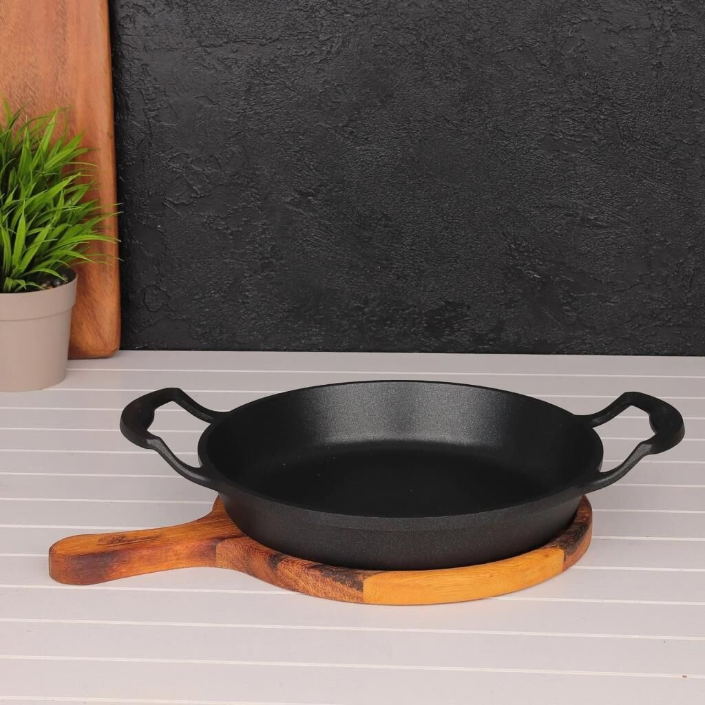DİAMOND AHŞAP SUNUMLUKLU SAHAN 22CM