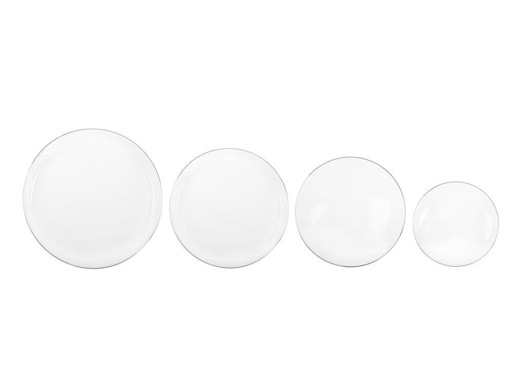 GÜMÜŞ RİM 6 KİŞİLİK 24 PARÇA YEMEK TAKIMI