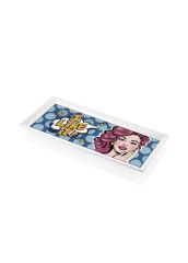 POPART GİRLS DİKDÖRTGEN SERVİS TABAK 35X16CM