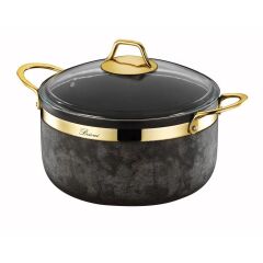 ROYAL STONE 7 PARÇA TENCERE SETİ ALTIN