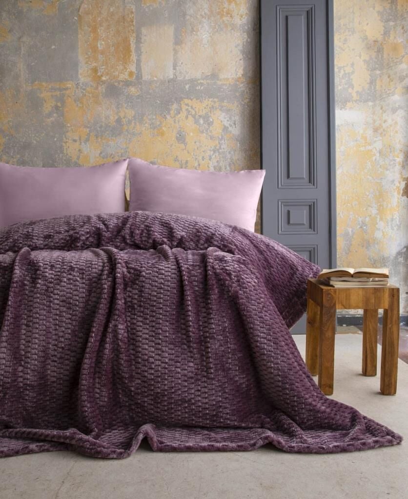 TRUSTY MÜRDÜM ÇİFT KİŞİLİK JAKAR DESEN BATTANİYE 200X220CM