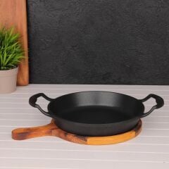 DİAMOND AHŞAP SUNUMLUKLU SAHAN 24CM