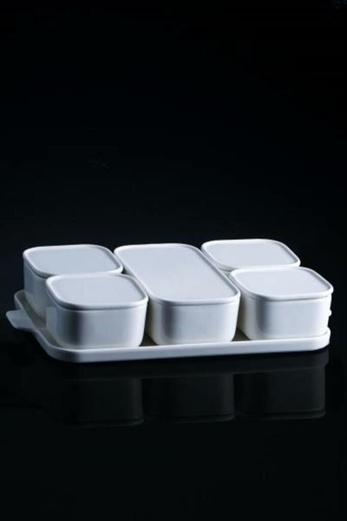 PURE WHİTE PORSELEN 6'LI  KAHVALTILIK