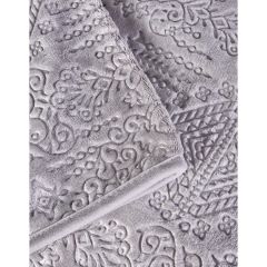 RAUQEL GRİ TEK KİŞİLİK EMBOSY BATTANİYE