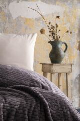 TRUSTY ANTRASİT ÇİFT KİŞİLİK JAKAR DESEN BATTANİYE 200X220CM