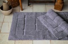 BRICKS ANTRASİT 2 PARÇA BANYO PASPASI