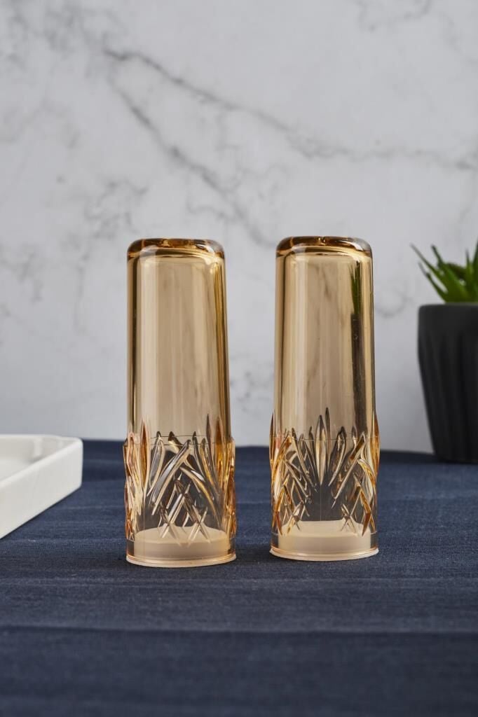 MELODY AMBER AKRİLİK 2'Lİ TUZLUK