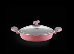 GRANİT KAPAKLI SAHAN PEMBE 20CM