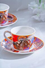 WHISPER TEK KİŞİLİK ÇAY FİNCANI DESEN2