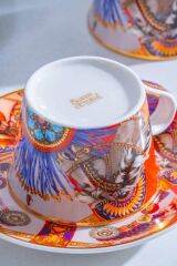 WHISPER TEK KİŞİLİK ÇAY FİNCANI DESEN2