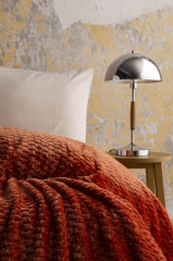 TRUSTY TERRAKOTA ÇİFT KİŞİLİK JAKAR DESEN BATTANİYE 200X220CM