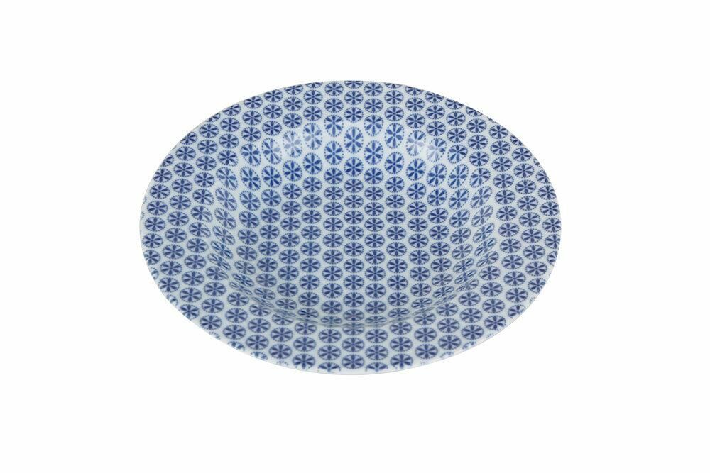 BLUE DESEN4 ÇUKUR TABAK 21CM