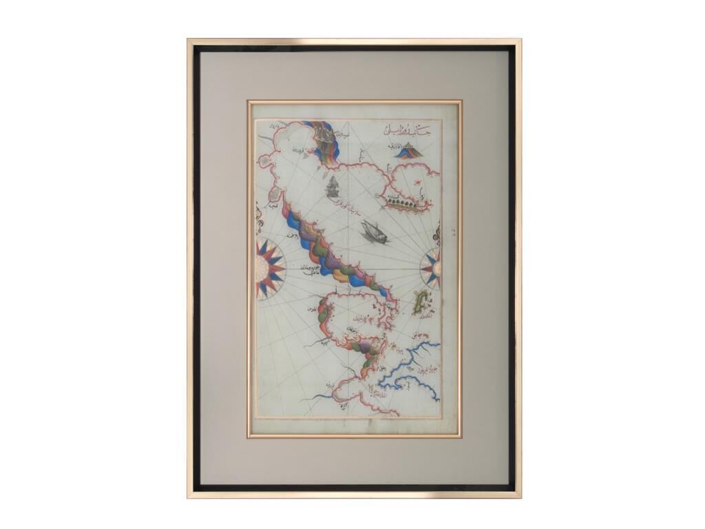 DK9842 ALTIN DESEN2 TABLO 53X73CM