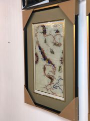 DK9842 ALTIN DESEN2 TABLO 53X73CM
