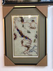DK9842 ALTIN DESEN2 TABLO 53X73CM