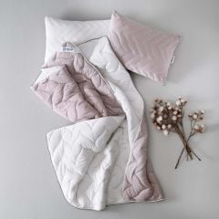 ELEGANTE COLORA LİLA KREM YORGAN 155X215CM