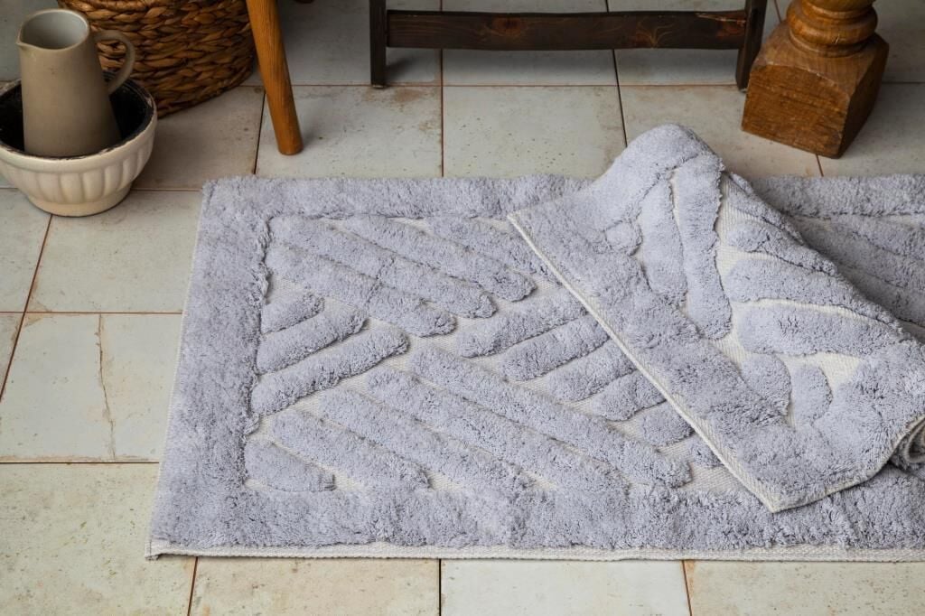 TILES GRİ 2 PARÇA BANYO PASPASI