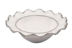 BEYAZ-GÜMÜŞ KASE 29 cm