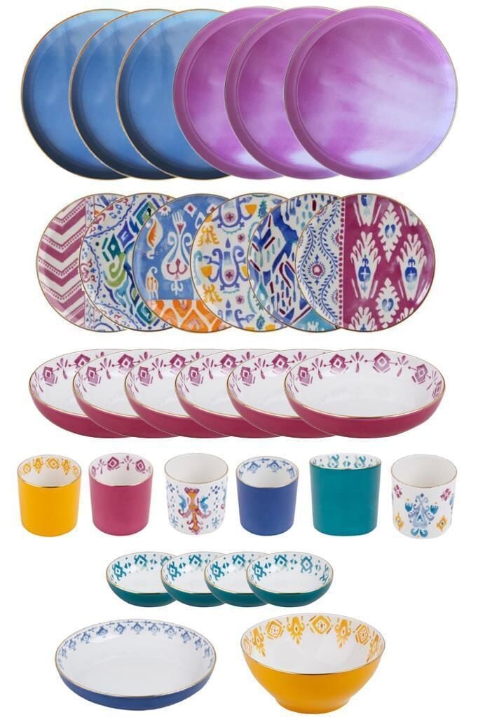 POSH 6 KİŞİLİK 30 PARÇA YEMEK TAKIMI