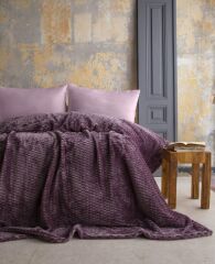 TRUSTY MÜRDÜM TEK KİŞİLİK JAKAR DESEN BATTANİYE 160X220CM