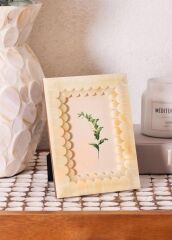 WAVY SARI FOTOĞRAF ÇERÇEVESİ 15X20CM