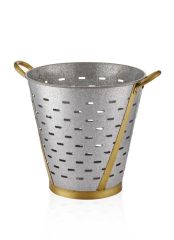 GALVİN KULPLU KOVA/SAKSI 40CM
