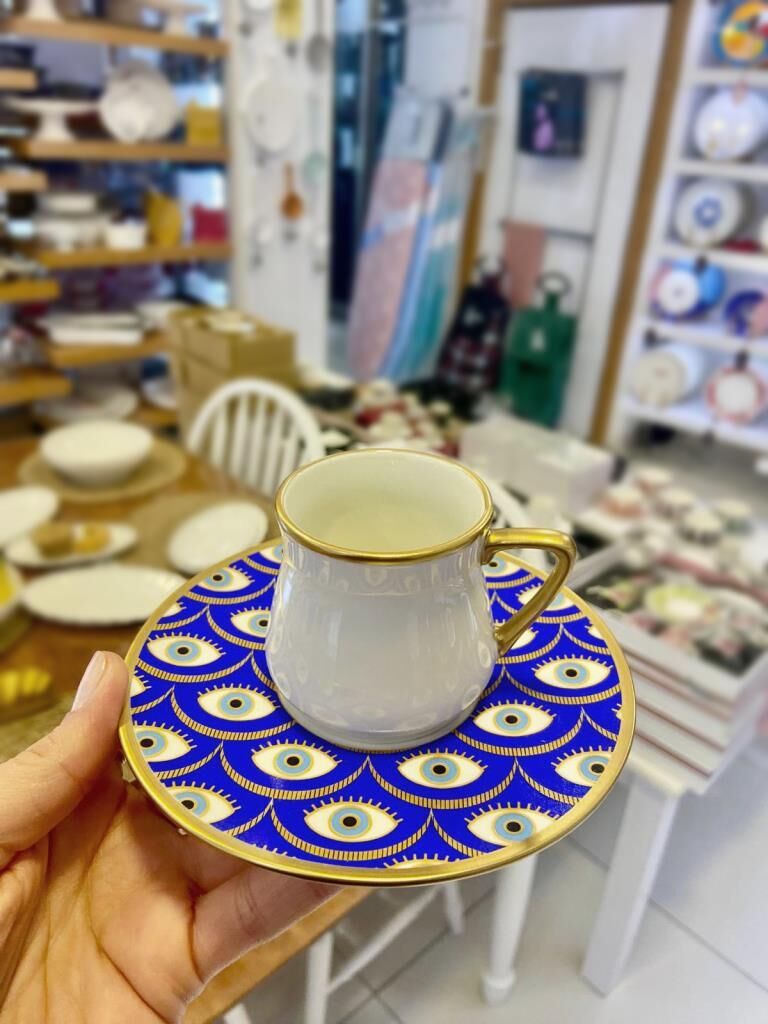 NAZENDE 6 KİŞİLİK TÜRK KAHVESİ FİNCANI